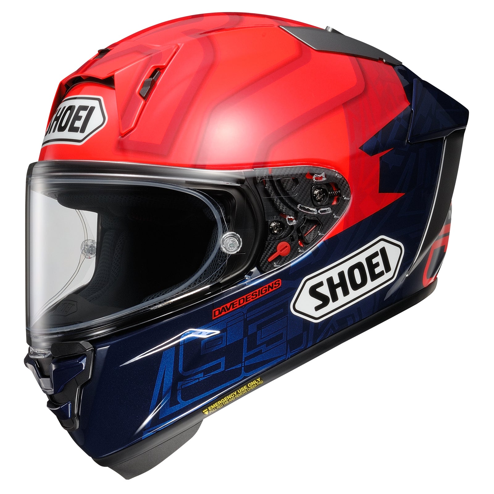 ショウエイ SHOEI X-Fifteen MARQUEZ7 X-15 L SHOEI X-Fifteen Marquez 7 Race Helmet | MojoMotoSport.com