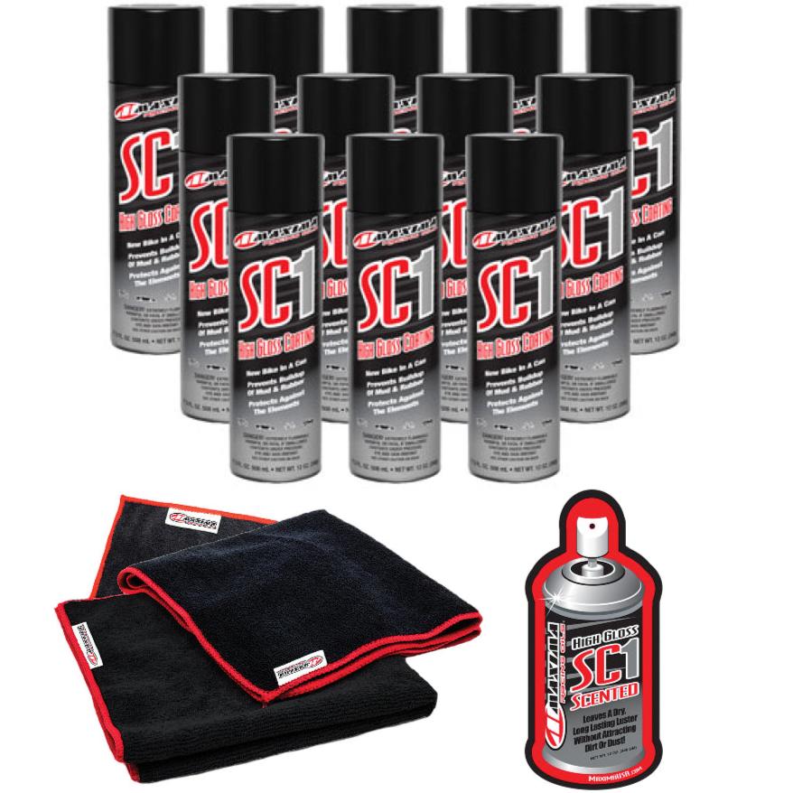 Maxima 12/pk Bundle Case SC1 Clear Coat Silicone Spray