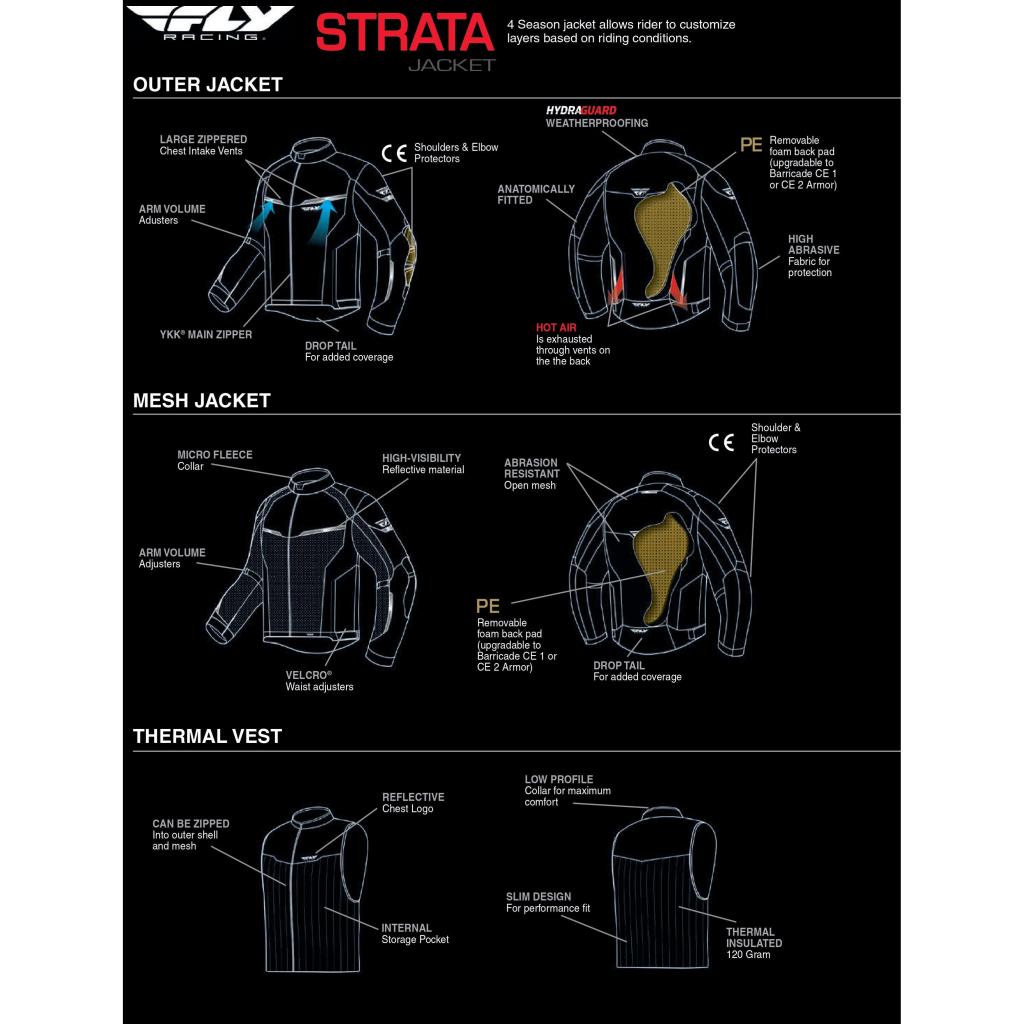 Fly Racing Strata Street/Adventure Jacket