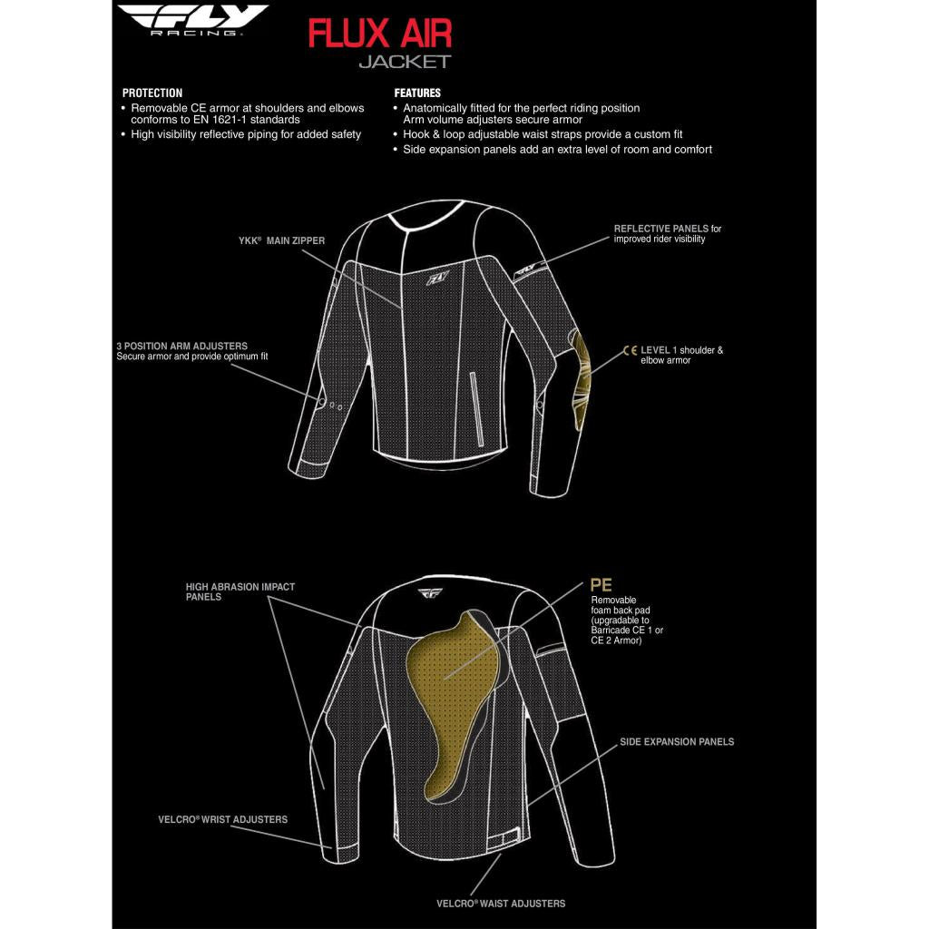 Fly Racing Flux Air Mesh Street/Adventure Jacket