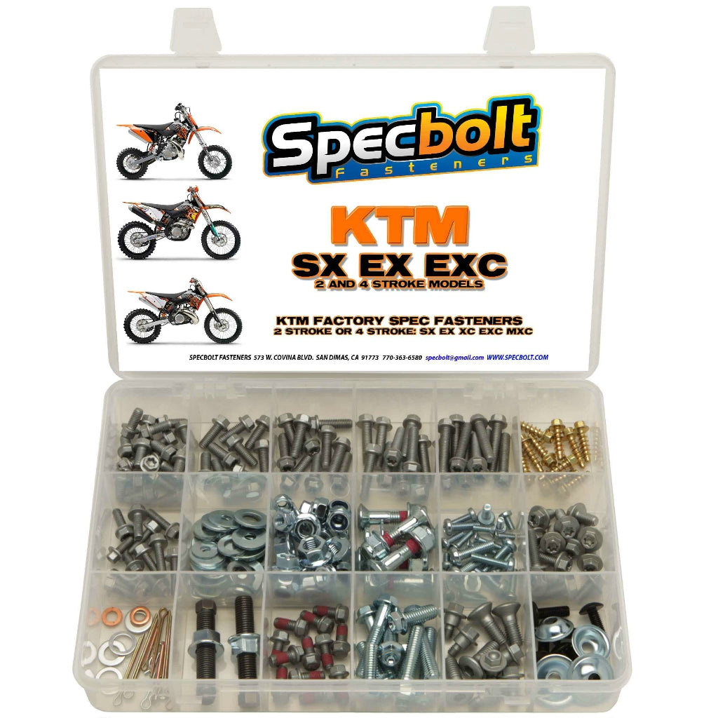 Specbolt - KTM 250pc 2/4 Stroke Bolt Kit - KTM-250