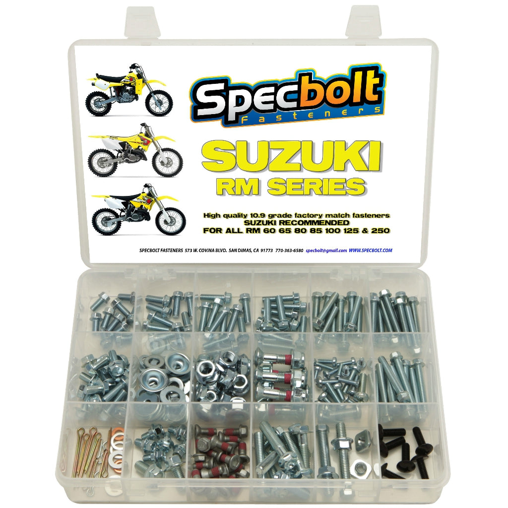 Specbolt - Suzuki RM 2-Stroke 250pc Bolt Kit - RM250