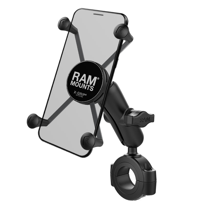 Ram X-Grip Large Phone Mount w/ Torque Large Rail Base - Medium Arm | RAM-B-408-112-15-UN1 [RETURNED]