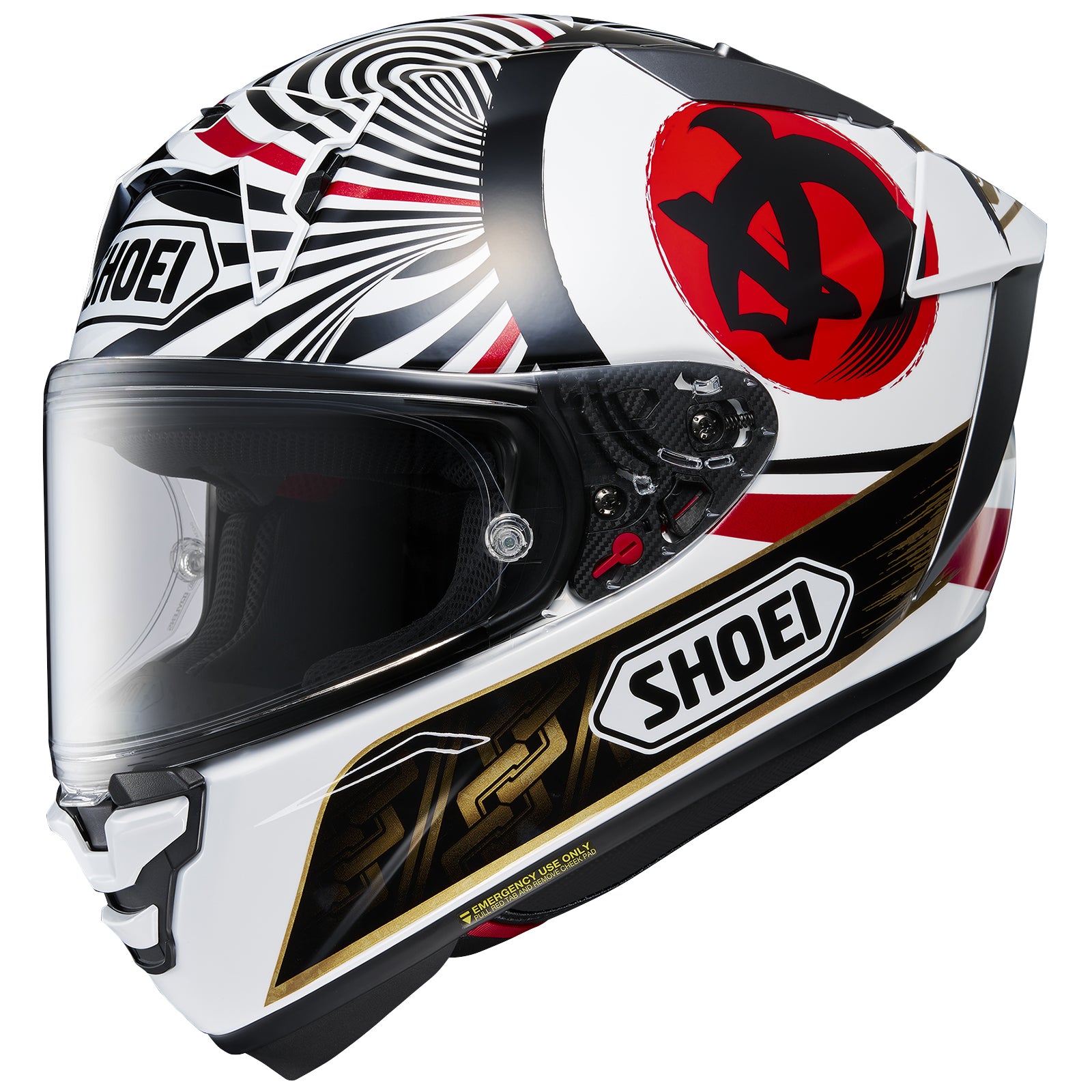 motoworld shoei helmet Hornet X2 - Black The SHOEI X Marc Marquez Helmet Full Face