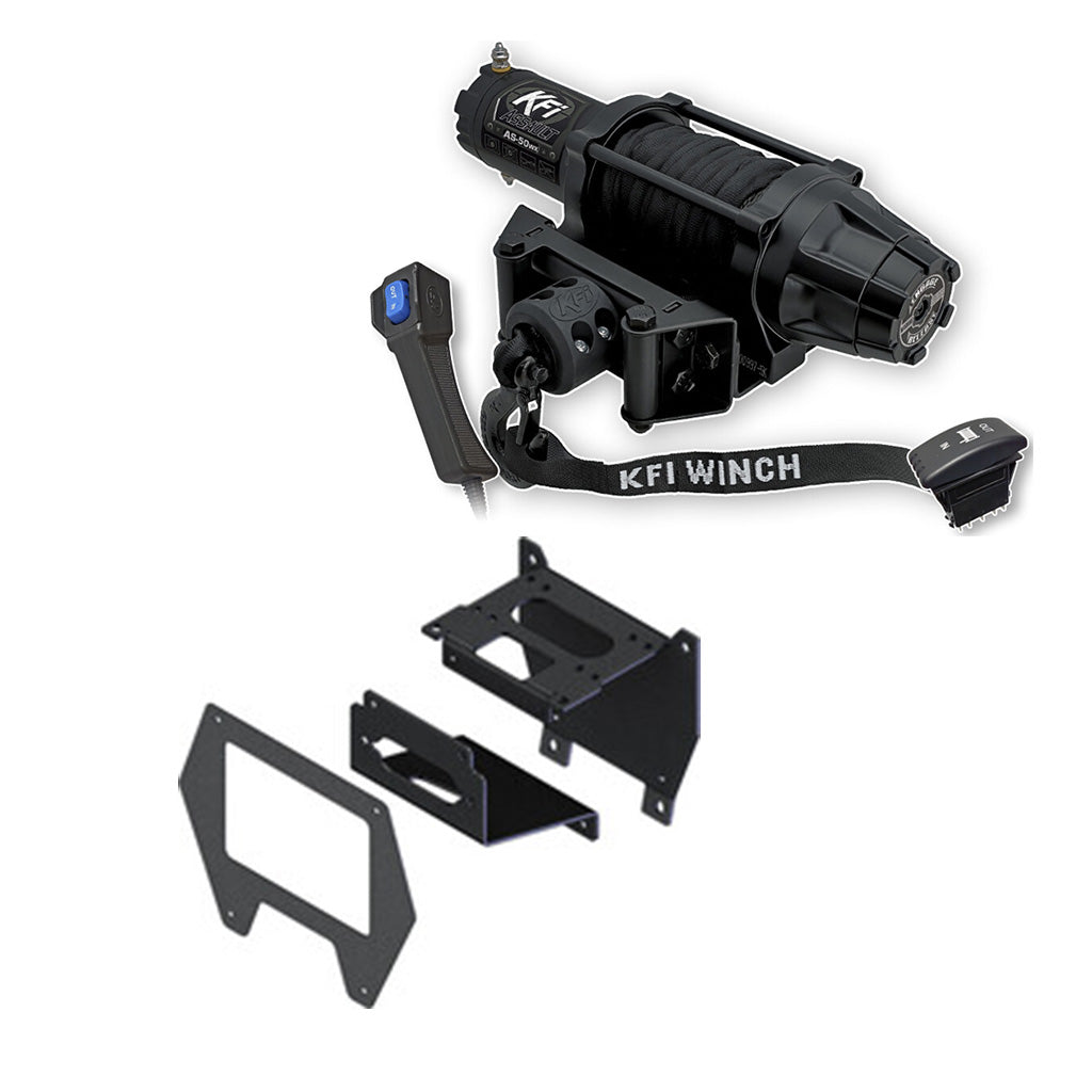 KFI Winch & Winch Mount Kit Polaris RZR Pro R Winch Mount 2022-2024