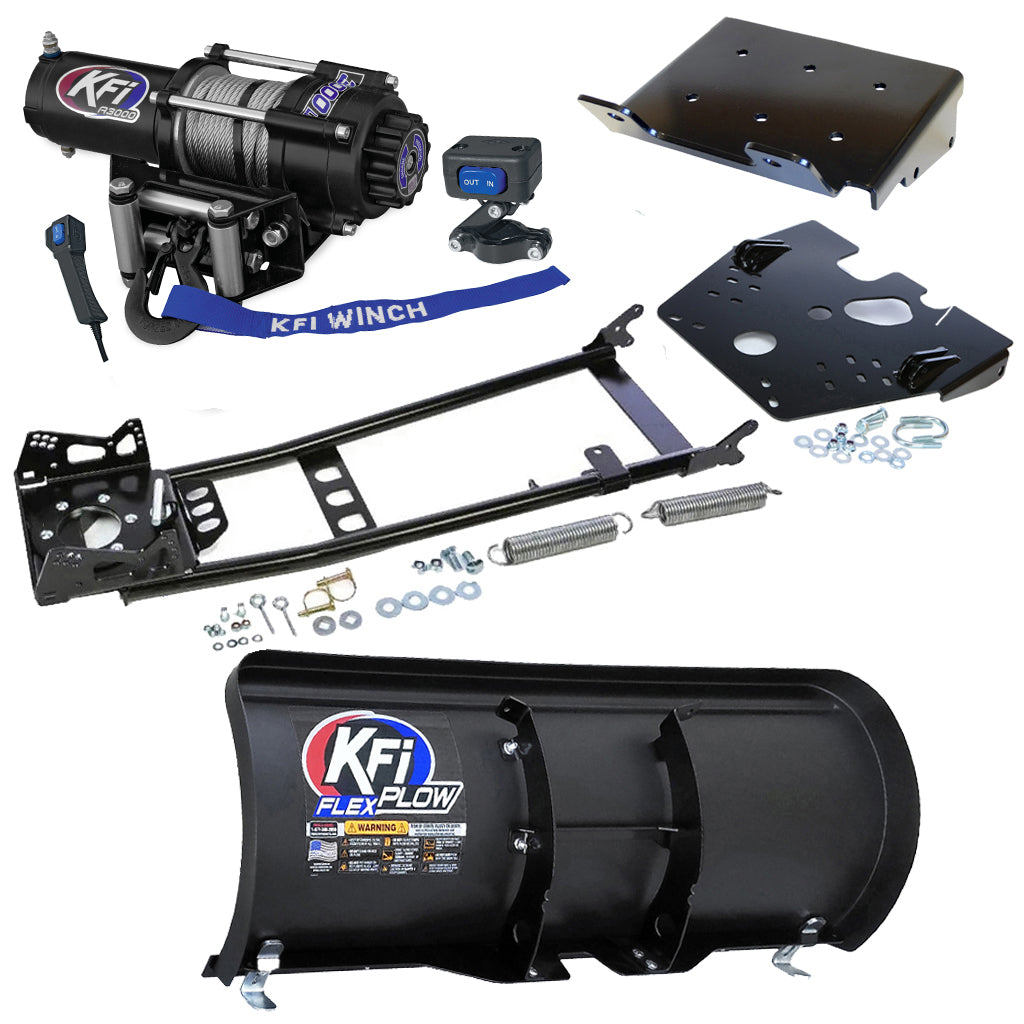 KFI Snowplow Kit fits 2008-on Suzuki King Quad 400 4x4/AS/AF/ASi/FSi ATV