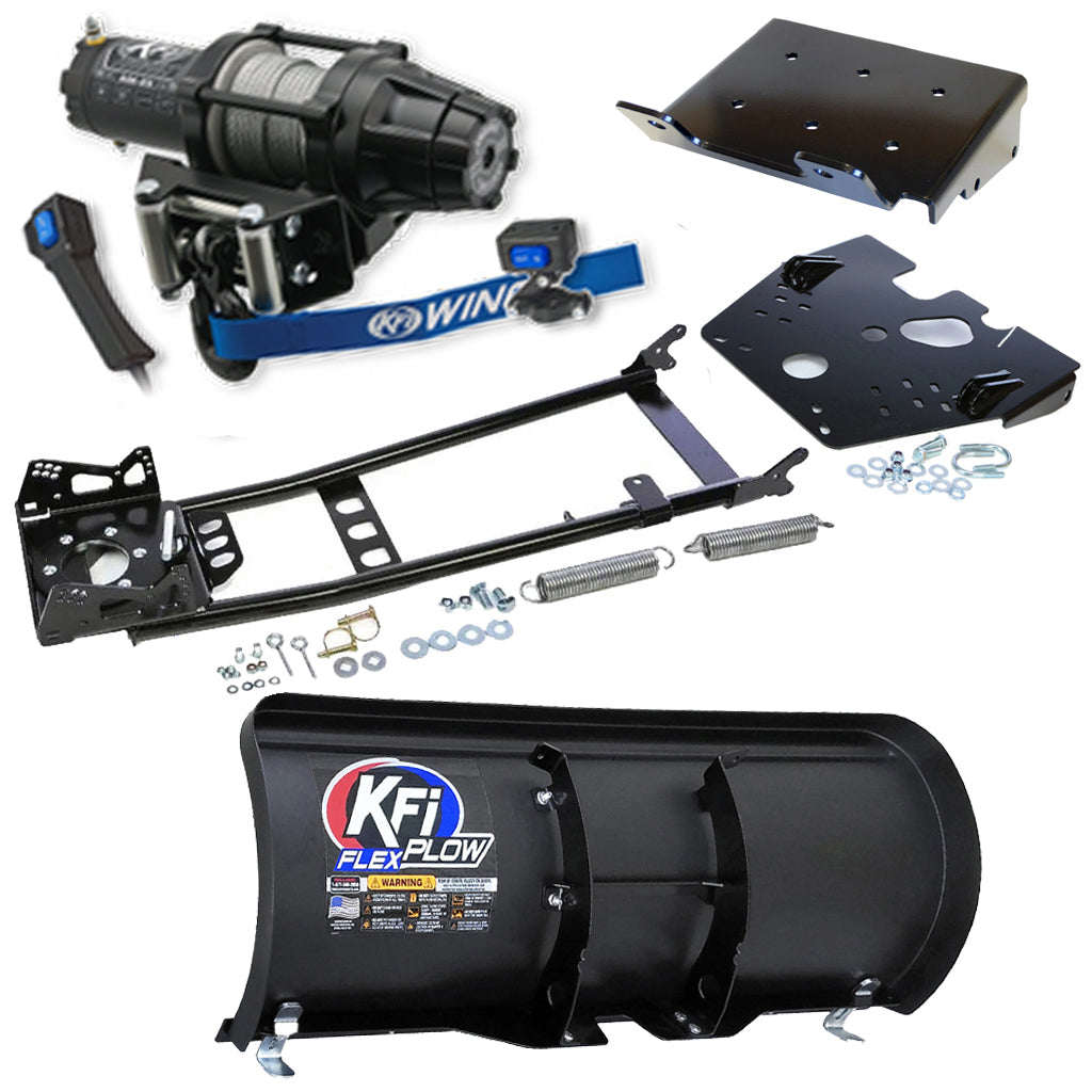 KFI Snowplow Kit fits 2008-on Suzuki King Quad 400 4x4/AS/AF/ASi/FSi ATV