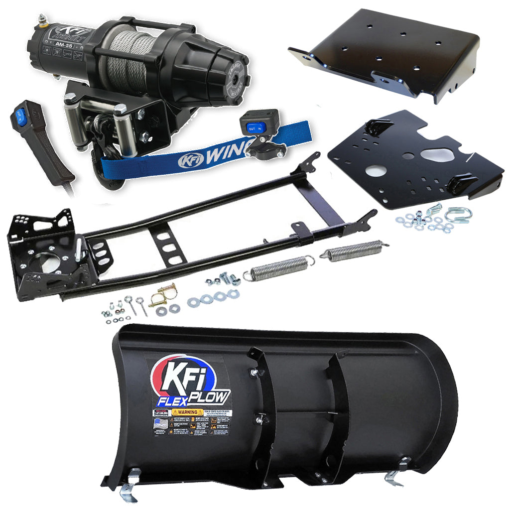 KFI Snowplow Kit fits 2008-on Suzuki King Quad 400 4x4/AS/AF/ASi/FSi ATV