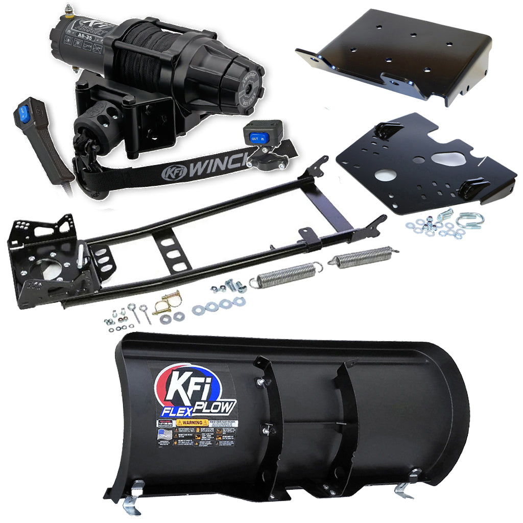 KFI Snowplow Kit fits 2008-on Suzuki King Quad 400 4x4/AS/AF/ASi/FSi ATV