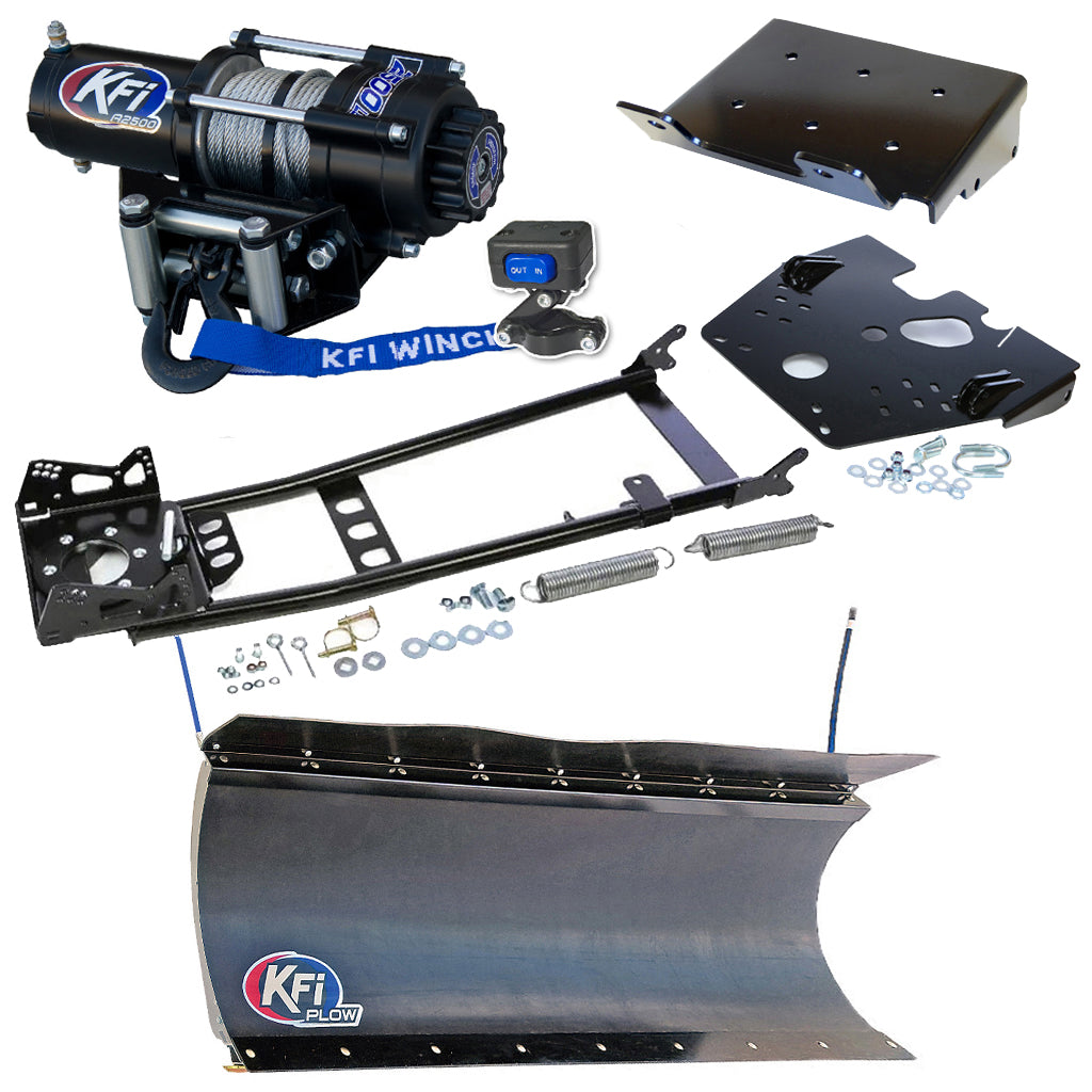 KFI Snowplow Kit fits 2008-on Suzuki King Quad 400 4x4/AS/AF/ASi/FSi ATV