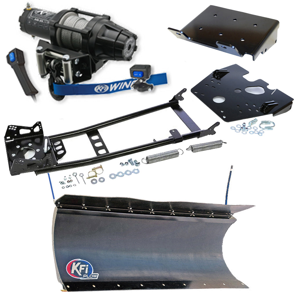 KFI Snowplow Kit fits 2008-on Suzuki King Quad 400 4x4/AS/AF/ASi/FSi ATV