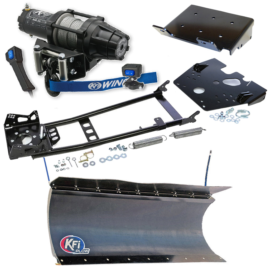 KFI Snowplow Kit fits 2008-on Suzuki King Quad 400 4x4/AS/AF/ASi/FSi ATV