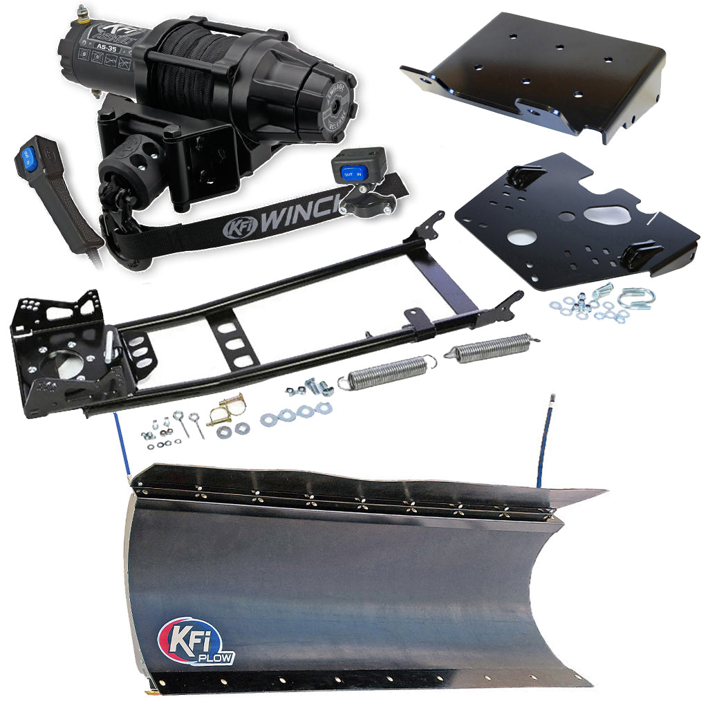 KFI Snowplow Kit fits 2008-on Suzuki King Quad 400 4x4/AS/AF/ASi/FSi ATV