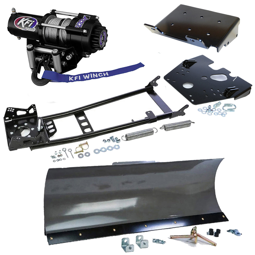 KFI Snowplow Kit fits 2008-on Suzuki King Quad 400 4x4/AS/AF/ASi/FSi ATV