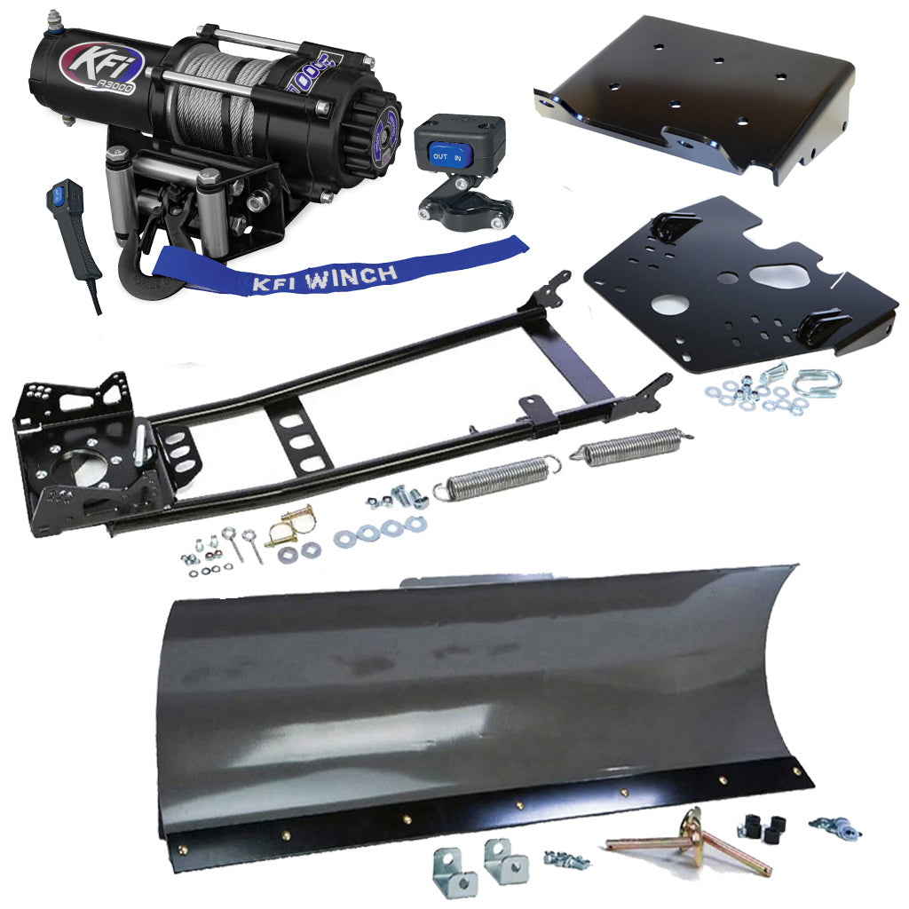 KFI Snowplow Kit fits 2008-on Suzuki King Quad 400 4x4/AS/AF/ASi/FSi ATV