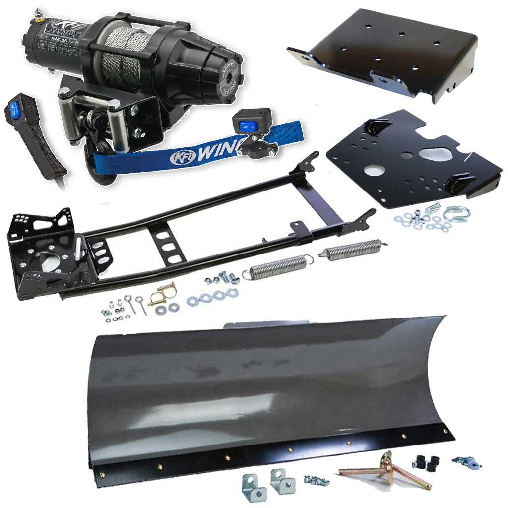 KFI Snowplow Kit fits 2008-on Suzuki King Quad 400 4x4/AS/AF/ASi/FSi ATV