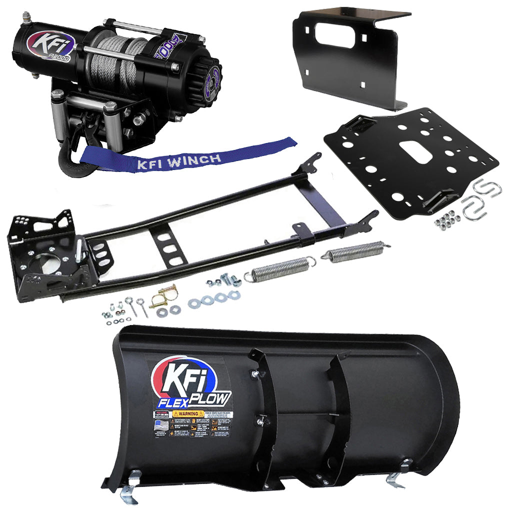 KFI Snowplow Kit fits Kawasaki Prairie 650/700 & Suzuki Twin Peaks 700 ATV