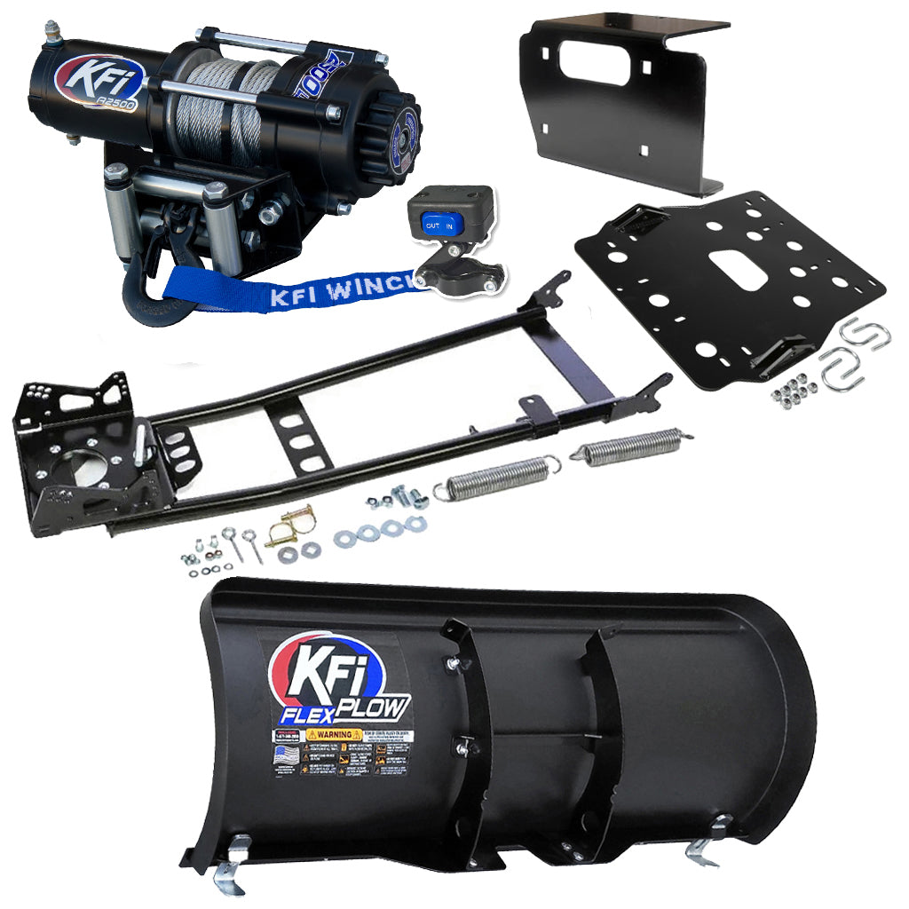 KFI Snowplow Kit fits Kawasaki Prairie 650/700 & Suzuki Twin Peaks 700 ATV