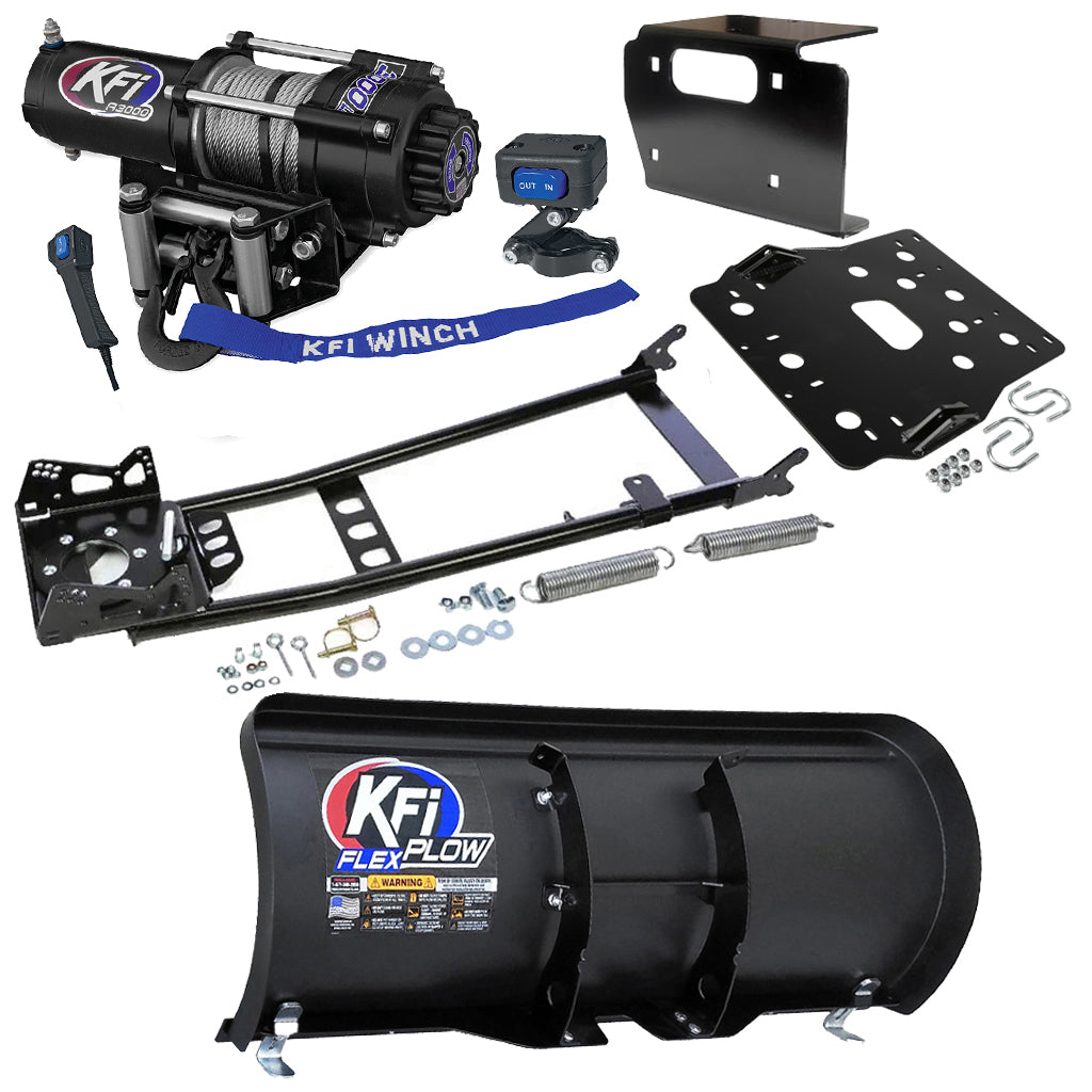 KFI Snowplow Kit fits Kawasaki Prairie 650/700 & Suzuki Twin Peaks 700 ATV