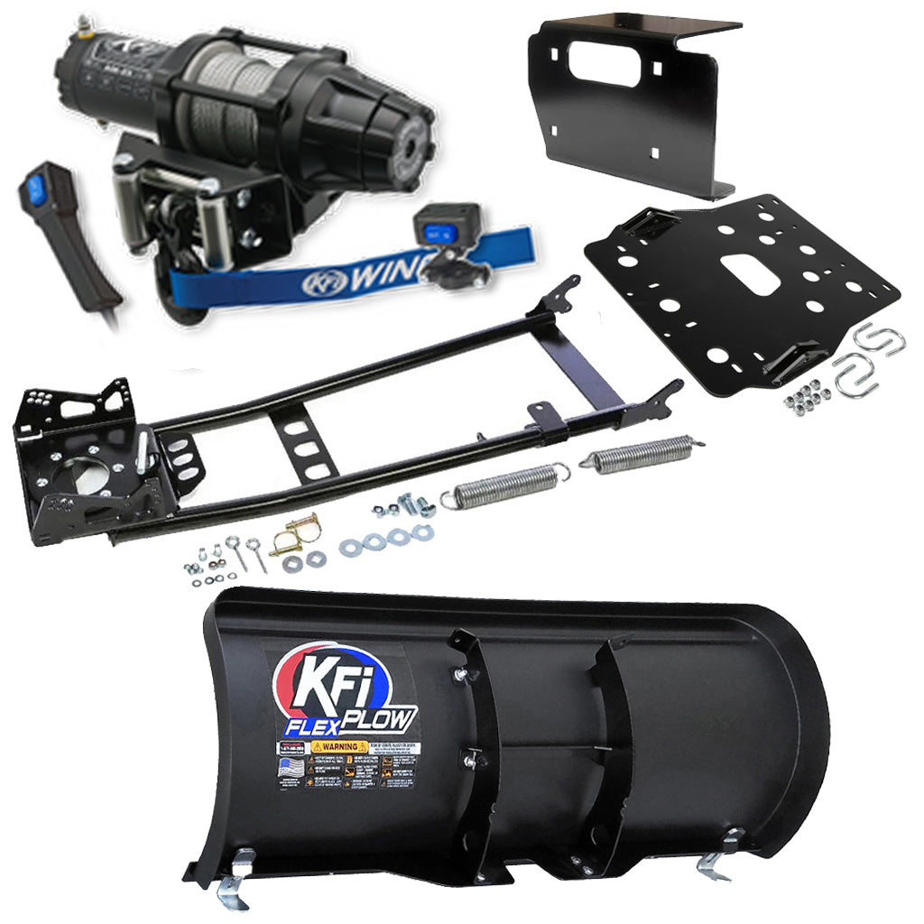 KFI Snowplow Kit fits Kawasaki Prairie 650/700 & Suzuki Twin Peaks 700 ATV