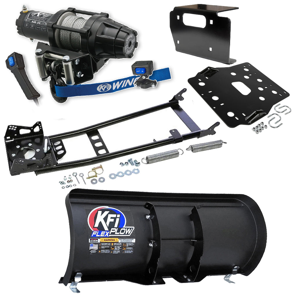 KFI Snowplow Kit fits Kawasaki Prairie 650/700 & Suzuki Twin Peaks 700 ATV