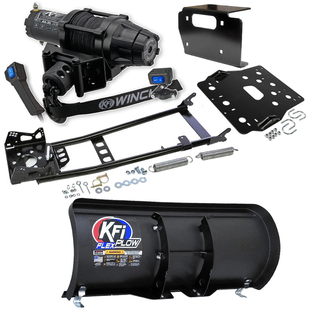 KFI Snowplow Kit fits Kawasaki Prairie 650/700 & Suzuki Twin Peaks 700 ATV