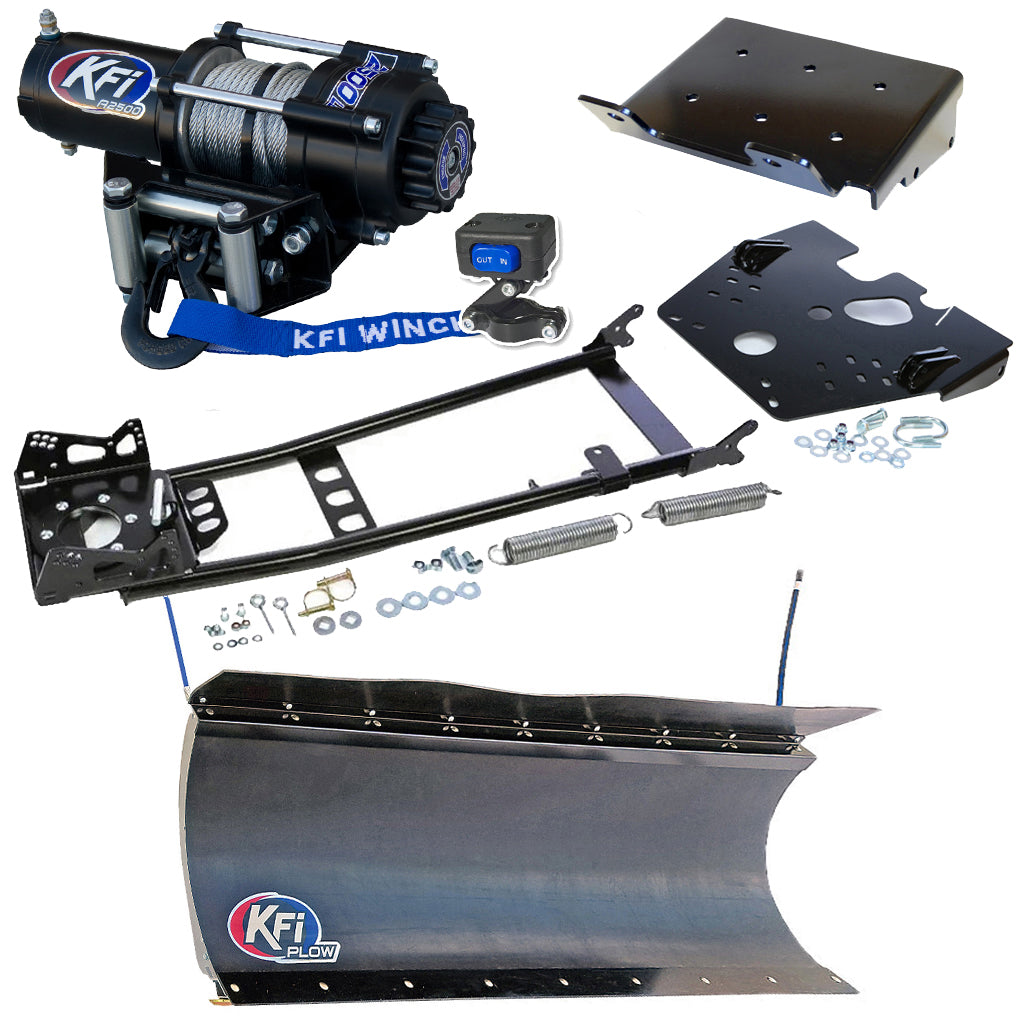 KFI Snowplow Kit fits Kawasaki Prairie 650/700 & Suzuki Twin Peaks 700 ATV