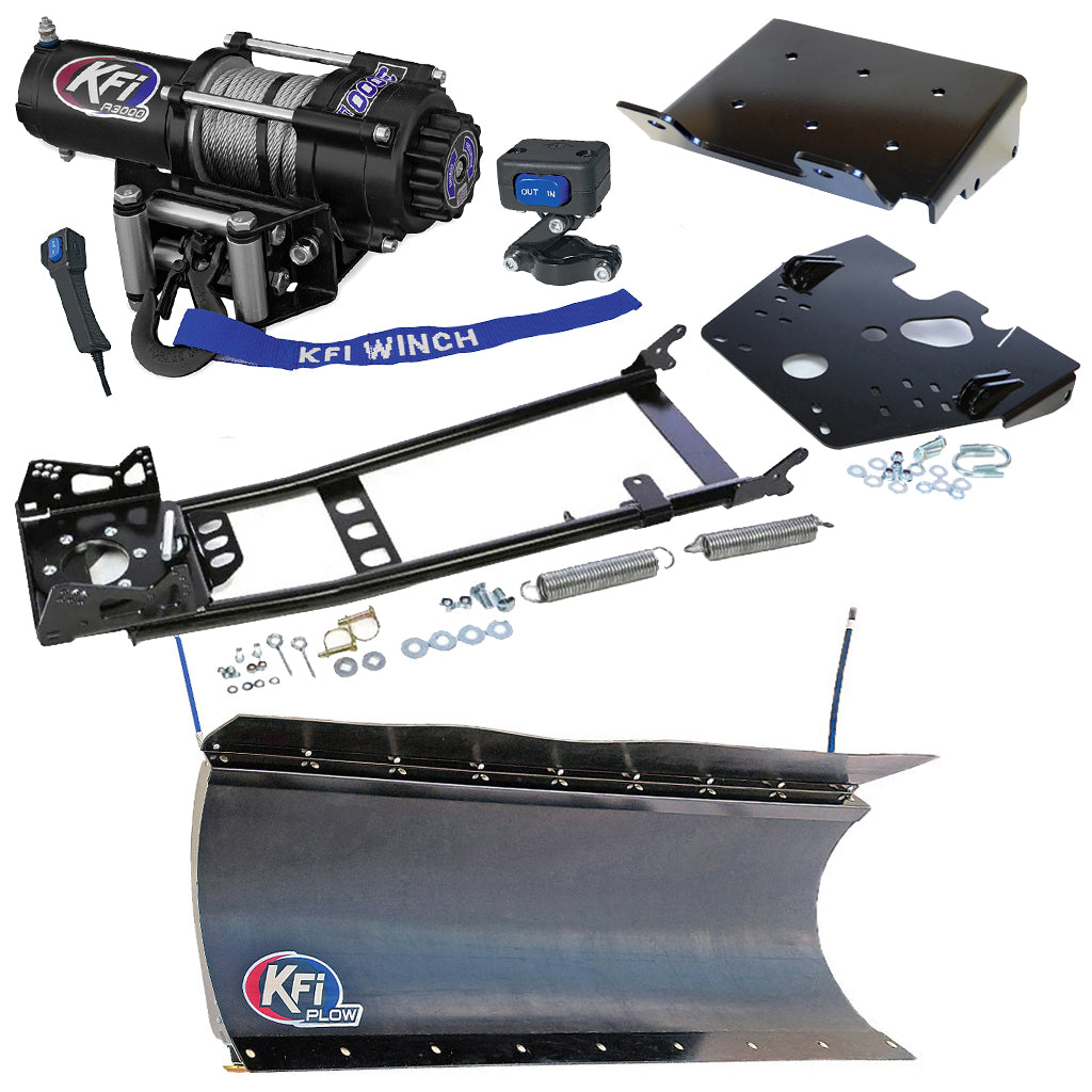 KFI Snowplow Kit fits Kawasaki Prairie 650/700 & Suzuki Twin Peaks 700 ATV