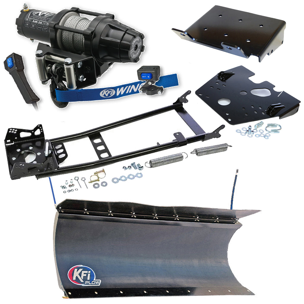 KFI Snowplow Kit fits Kawasaki Prairie 650/700 & Suzuki Twin Peaks 700 ATV