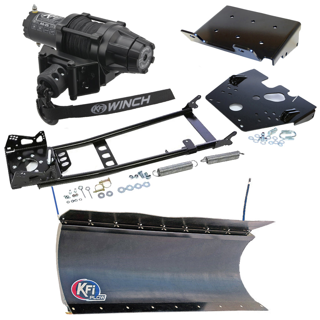 KFI Snowplow Kit fits Kawasaki Prairie 650/700 & Suzuki Twin Peaks 700 ATV