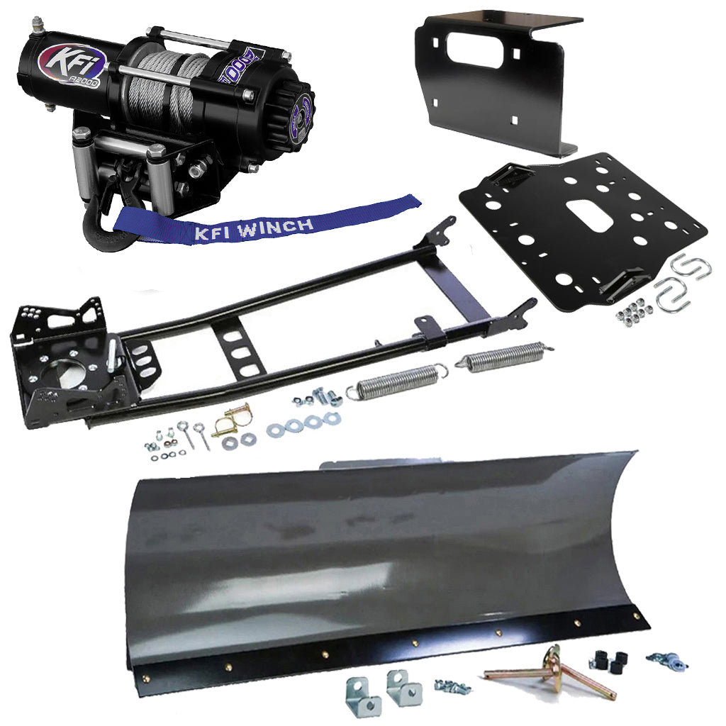 KFI Snowplow Kit fits Kawasaki Prairie 650/700 & Suzuki Twin Peaks 700 ATV