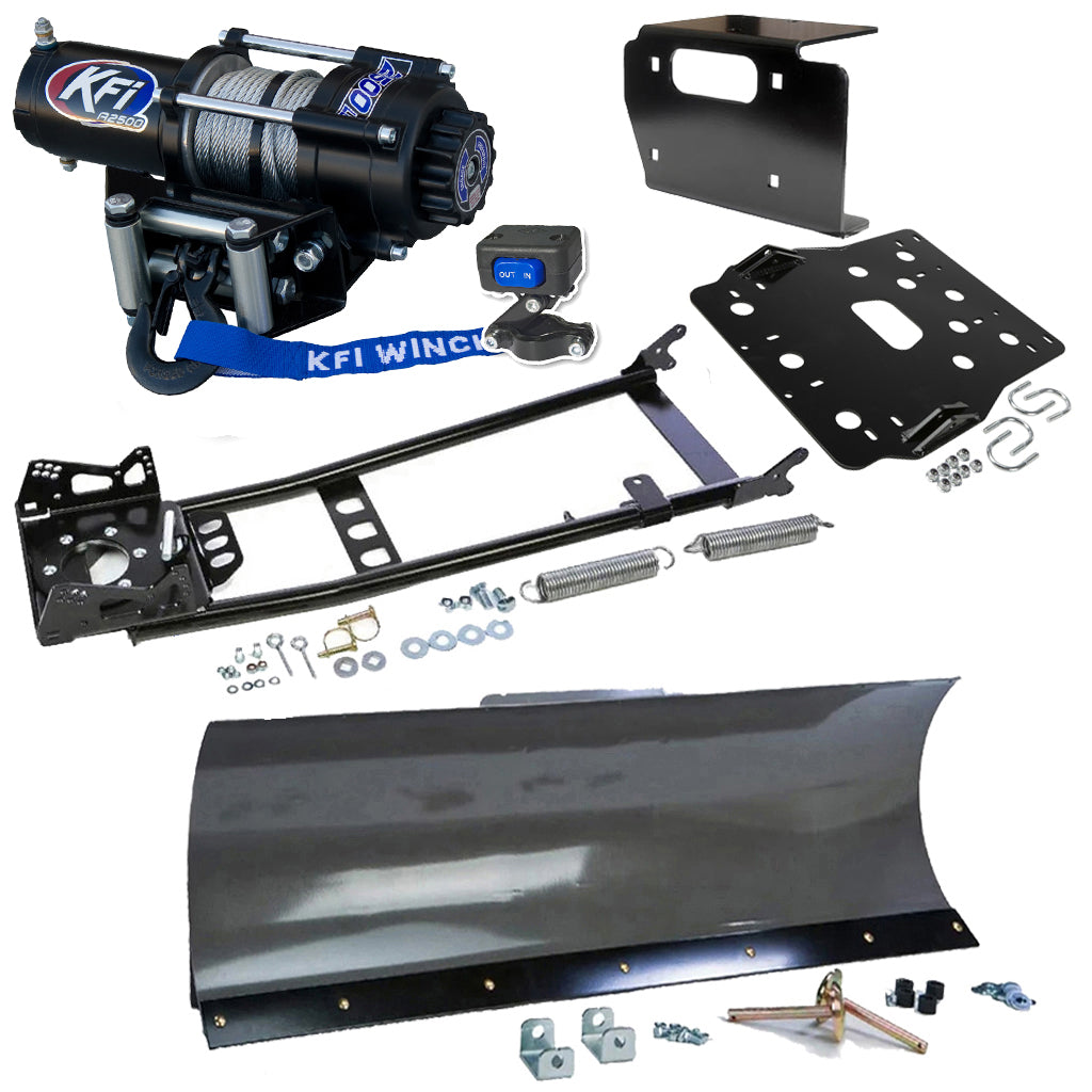 KFI Snowplow Kit fits Kawasaki Prairie 650/700 & Suzuki Twin Peaks 700 ATV