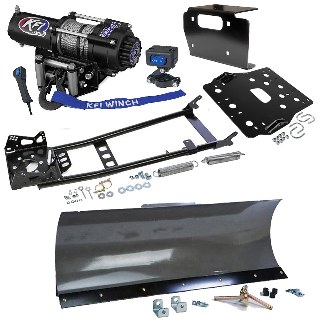 KFI Snowplow Kit fits Kawasaki Prairie 650/700 & Suzuki Twin Peaks 700 ATV