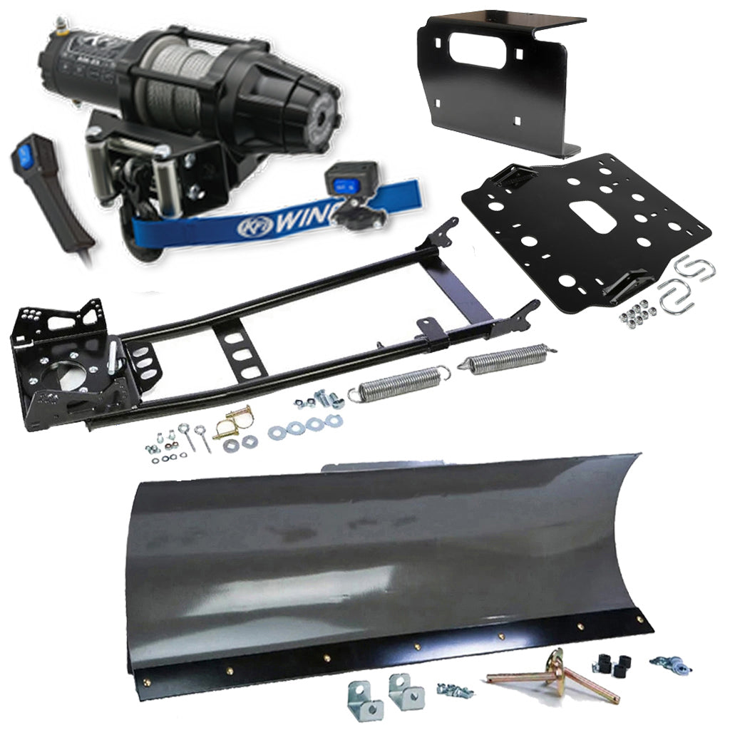 KFI Snowplow Kit fits Kawasaki Prairie 650/700 & Suzuki Twin Peaks 700 ATV