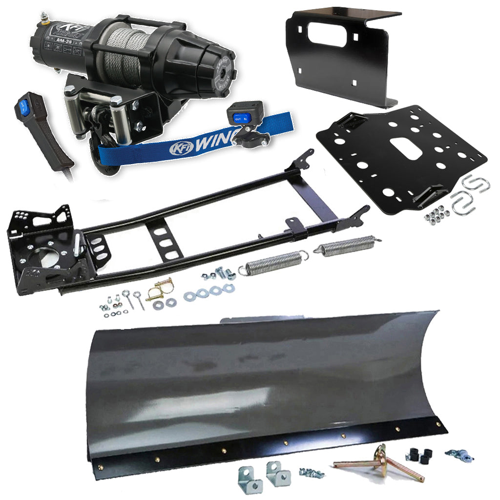 KFI Snowplow Kit fits Kawasaki Prairie 650/700 & Suzuki Twin Peaks 700 ATV