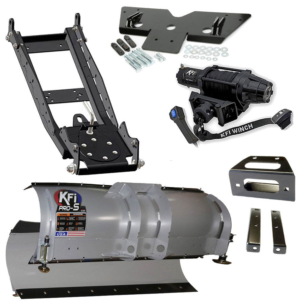 KFI Snowplow Kit 2008-2014 RZR 800 / RZR 4 800 & 2012-2022 RZR 570 S/Trail  - MojoMotoSport.com