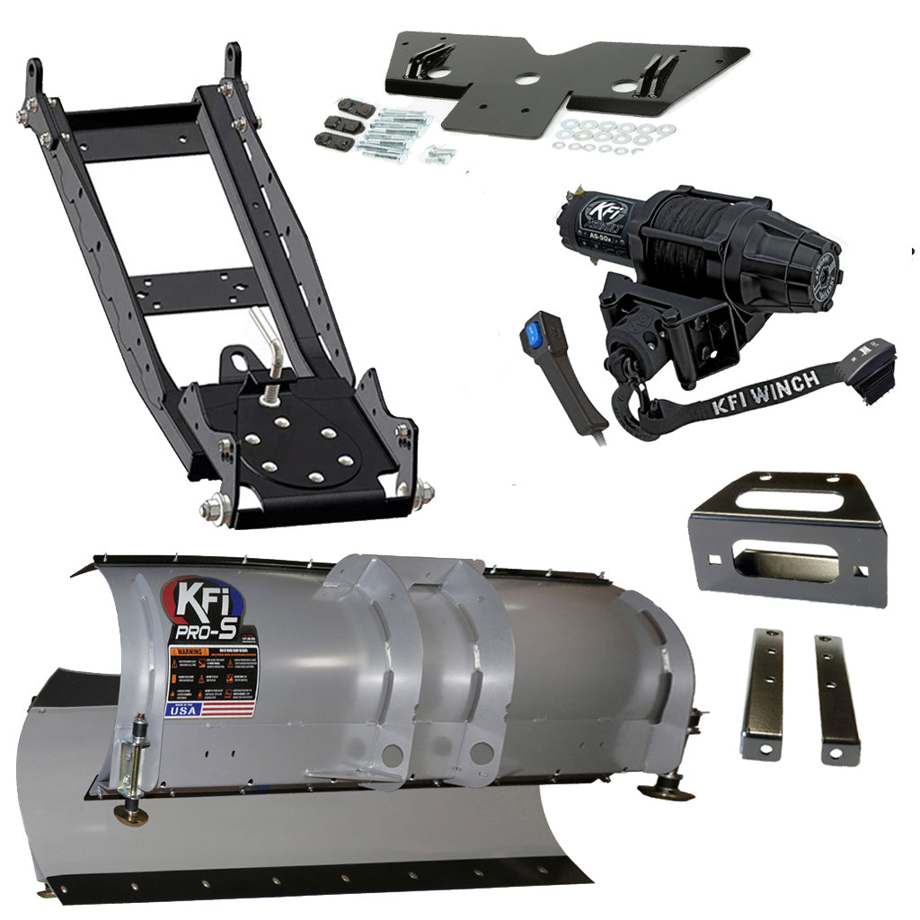 KFI Snowplow Kit 2008-2014 RZR 800 / RZR 4 800 & 2012-2022 RZR 570 S/Trail  - MojoMotoSport.com