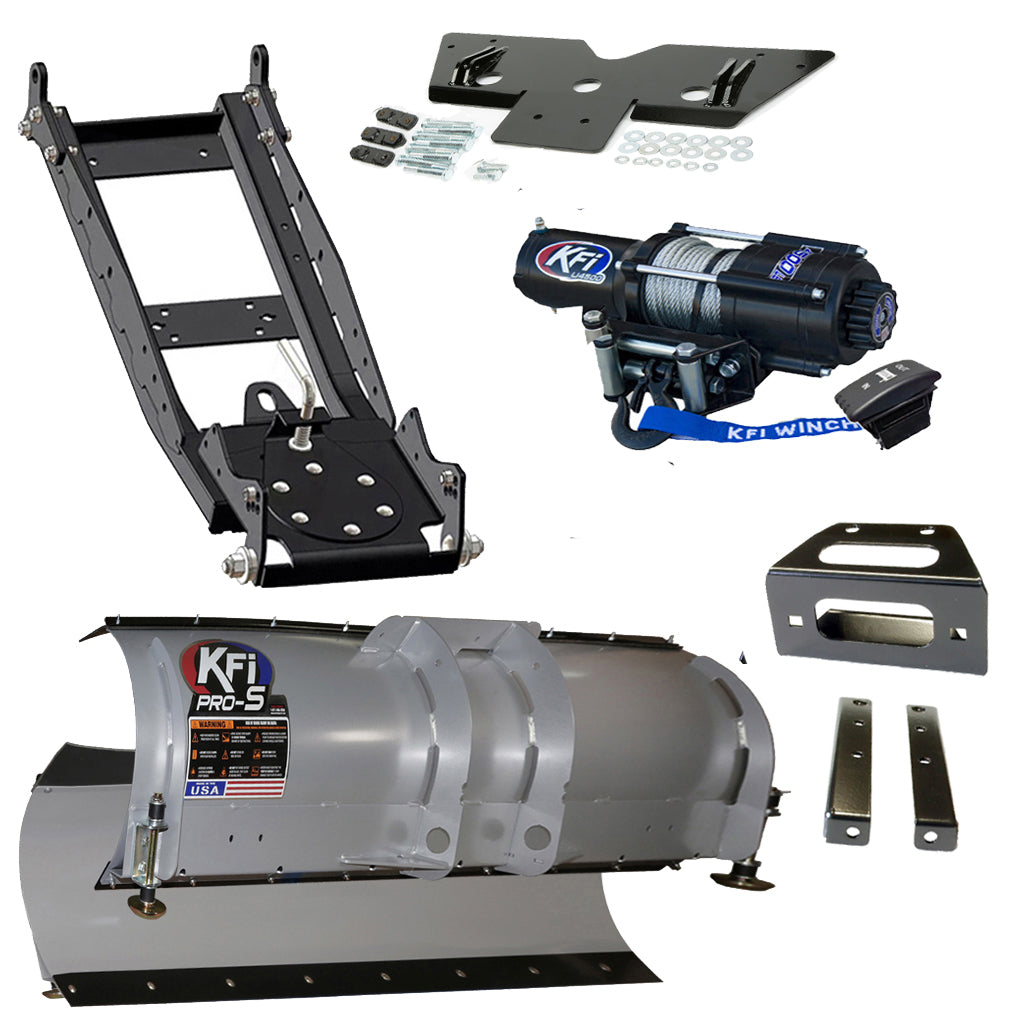 KFI Snowplow Kit 2008-2014 RZR 800 / RZR 4 800 & 2012-2022 RZR 570 S/Trail  - MojoMotoSport.com