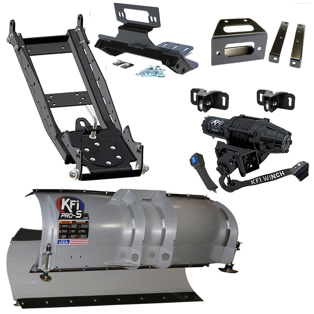 KFI Snowplow Kit Kawasaki PRO DX/DXT & PRO FX/FXT - MojoMotoSport.com