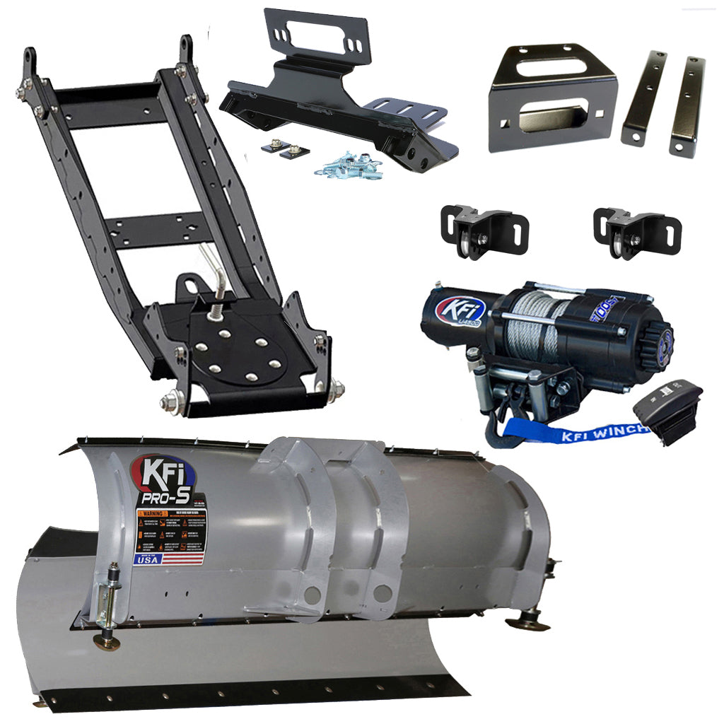 KFI Snowplow Kit Kawasaki PRO DX/DXT & PRO FX/FXT - MojoMotoSport.com
