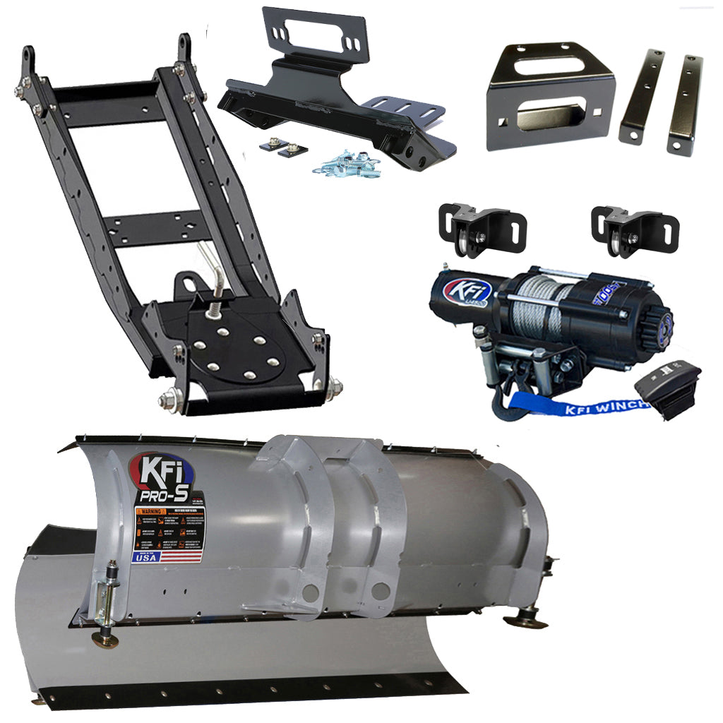 KFI Snowplow Kit Kawasaki PRO DX/DXT & PRO FX/FXT - MojoMotoSport.com