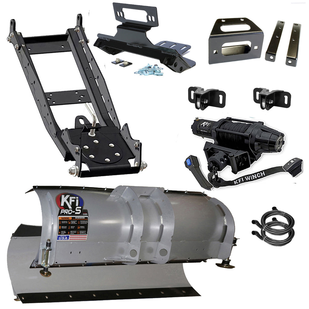KFI Snowplow Kit Polaris 2012-2014 RZR 4 800 - MojoMotoSport.com