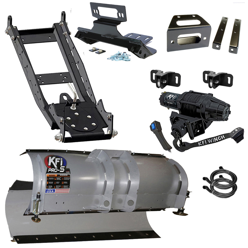 KFI Snowplow Kit Polaris 2012-2014 RZR 4 800 - MojoMotoSport.com