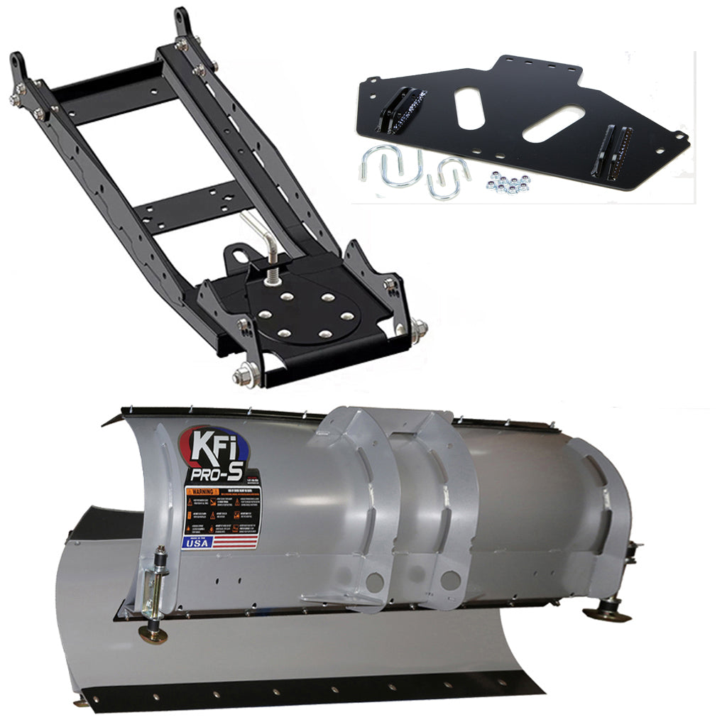 KFI Snowplow Kit 2014-2020 Arctic Cat Wildcat Trail & Wildcat Sport - MojoMotoSport.com