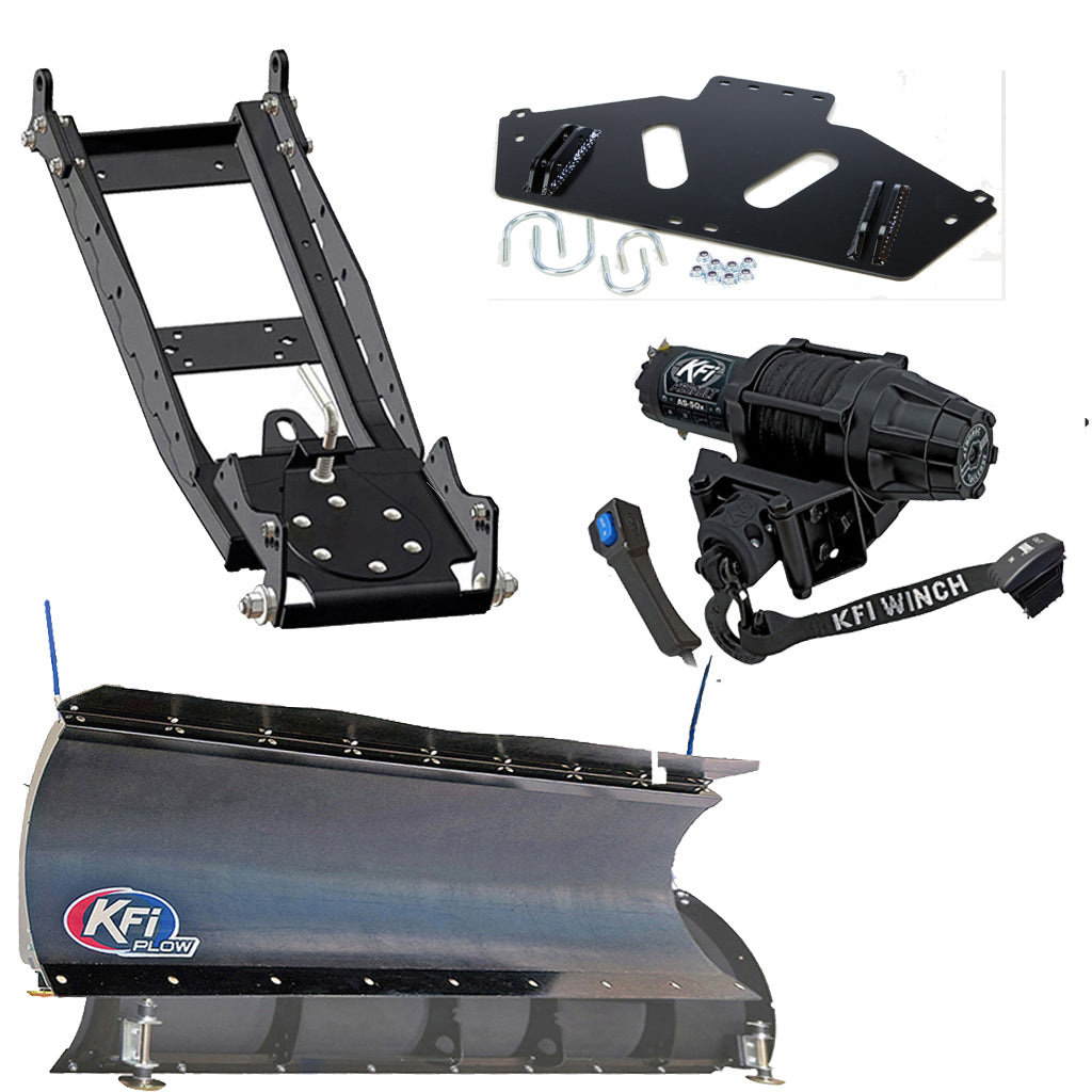 KFI Snowplow Kit 2014-2020 Arctic Cat Wildcat Trail & Wildcat Sport - MojoMotoSport.com