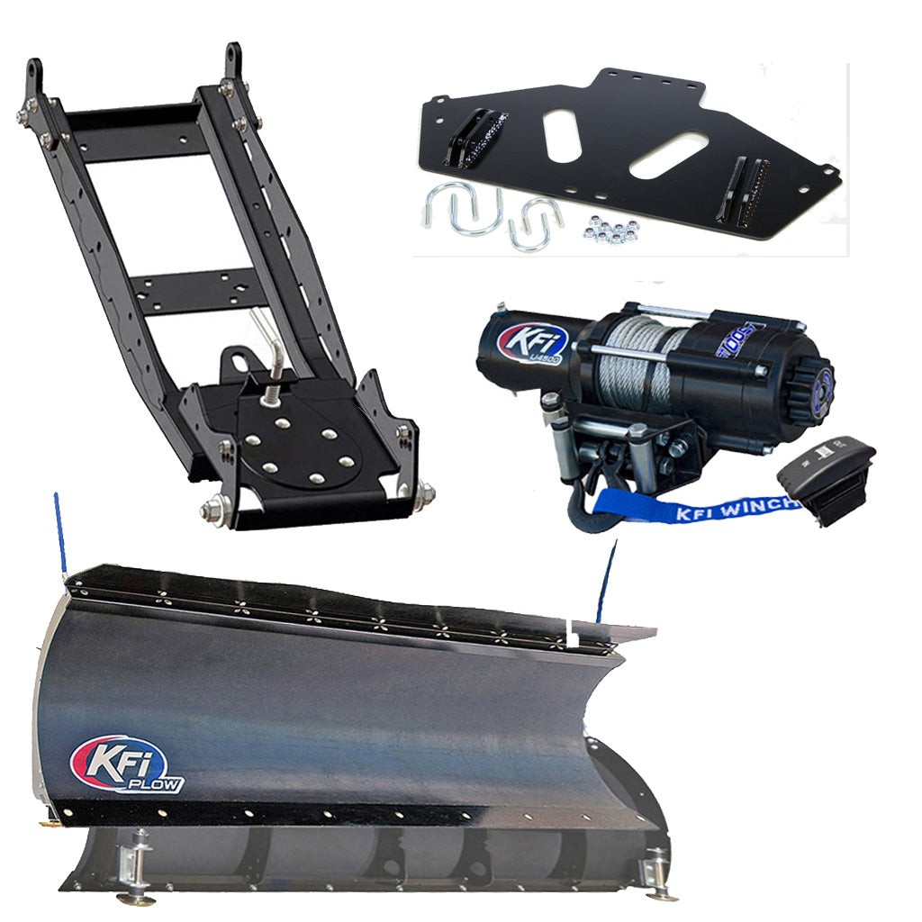 KFI Snowplow Kit 2014-2020 Arctic Cat Wildcat Trail & Wildcat Sport - MojoMotoSport.com
