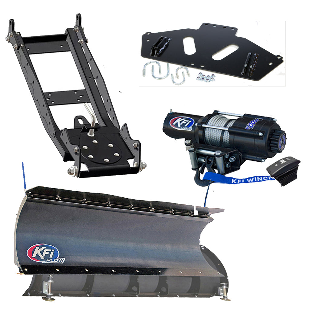 KFI Snowplow Kit 2014-2020 Arctic Cat Wildcat Trail & Wildcat Sport - MojoMotoSport.com
