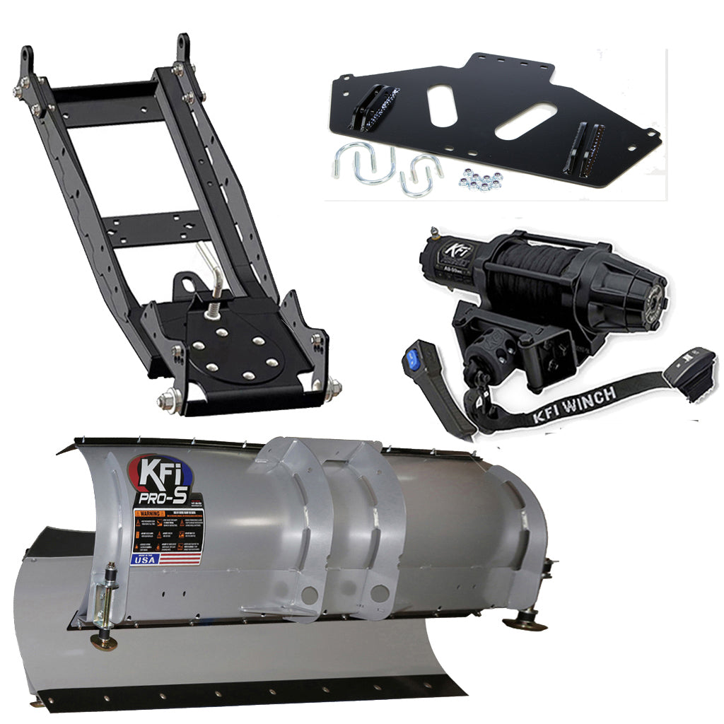 KFI Snowplow Kit 2014-2020 Arctic Cat Wildcat Trail & Wildcat Sport - MojoMotoSport.com