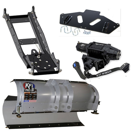 KFI Snowplow Kit 2014-2020 Arctic Cat Wildcat Trail & Wildcat Sport - MojoMotoSport.com