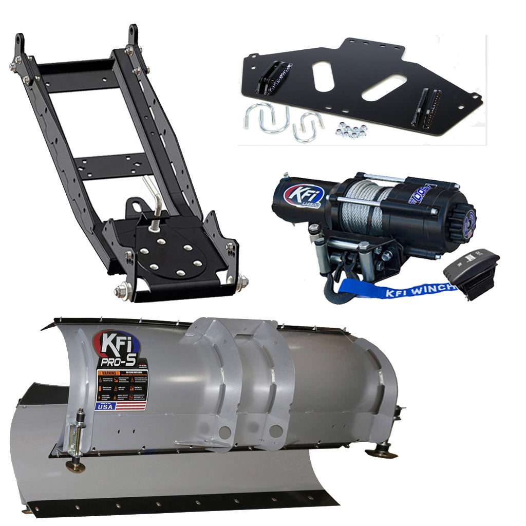 KFI Snowplow Kit 2014-2020 Arctic Cat Wildcat Trail & Wildcat Sport - MojoMotoSport.com